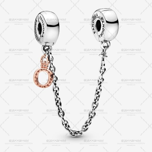 Pandora Dangling Crown O Safety Chain Charm - Picture 1 of 2